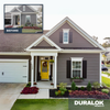 Vinyl | Raised Three Panel Exterior Shutters | 16.5" Width | with Mid Rail (20/40/40 Split) | 1 Pair