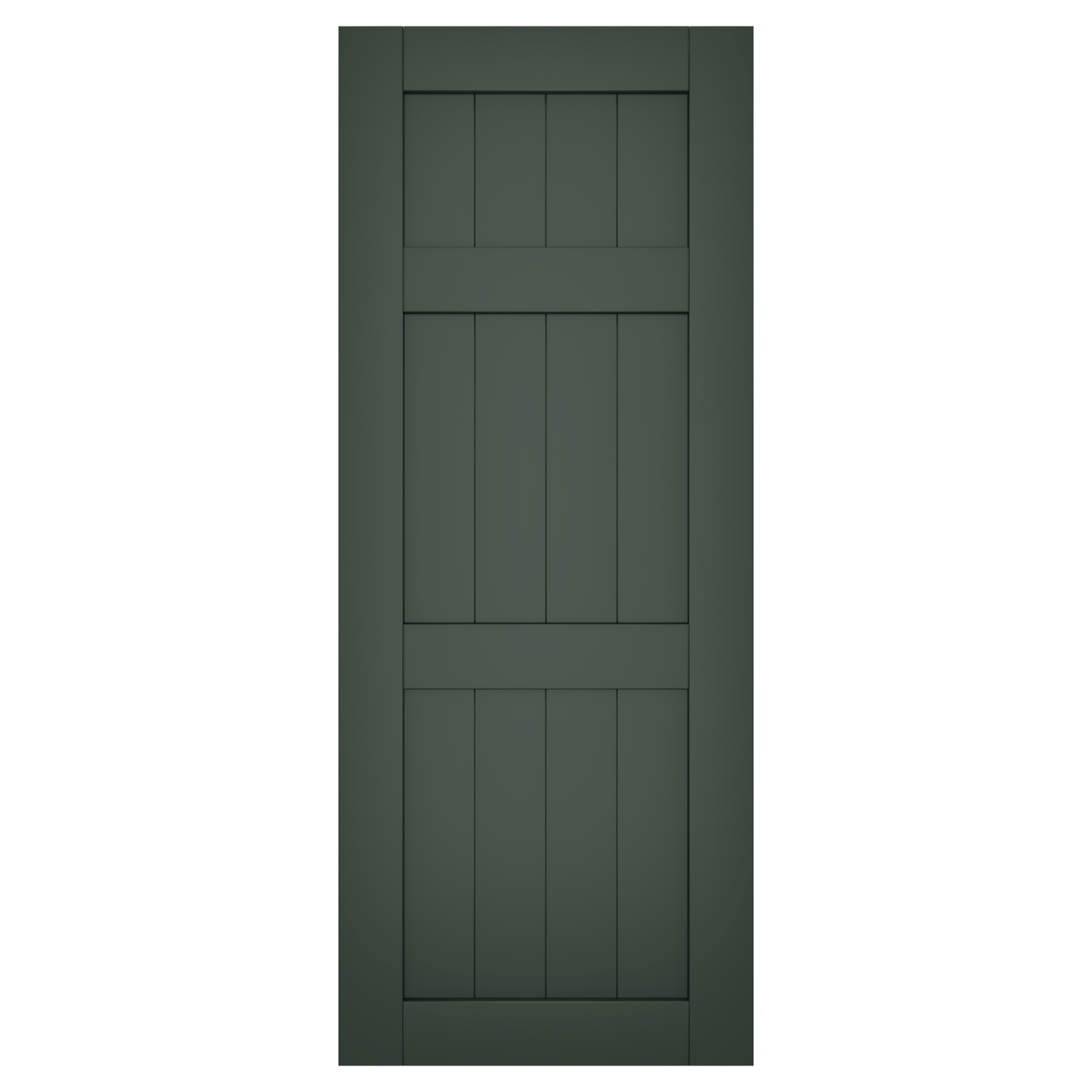 20/40/40 Painted Black Forest Green