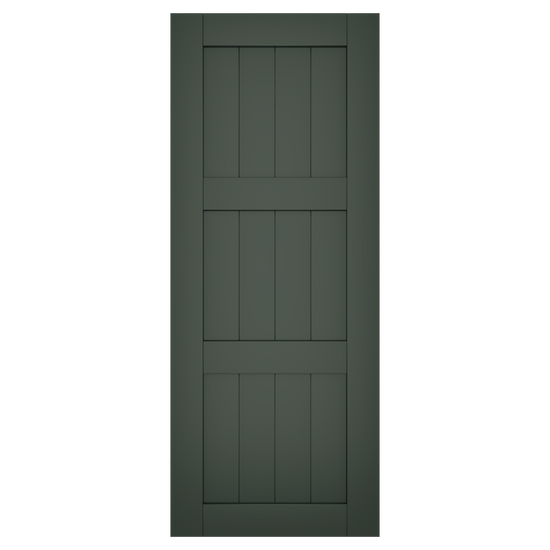 33/33/33 Painted Black Forest Green