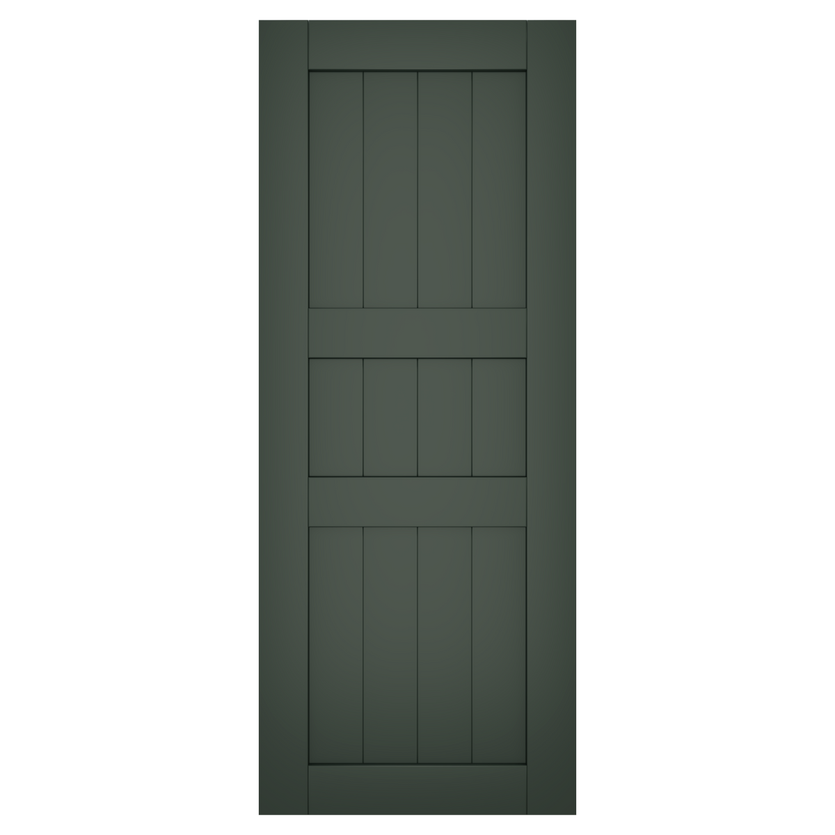 40/20/40 Painted Black Forest Green