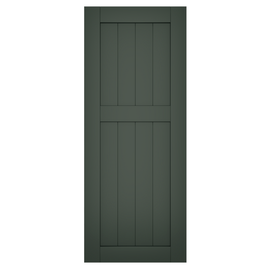 40/60 Painted Black Forest Green