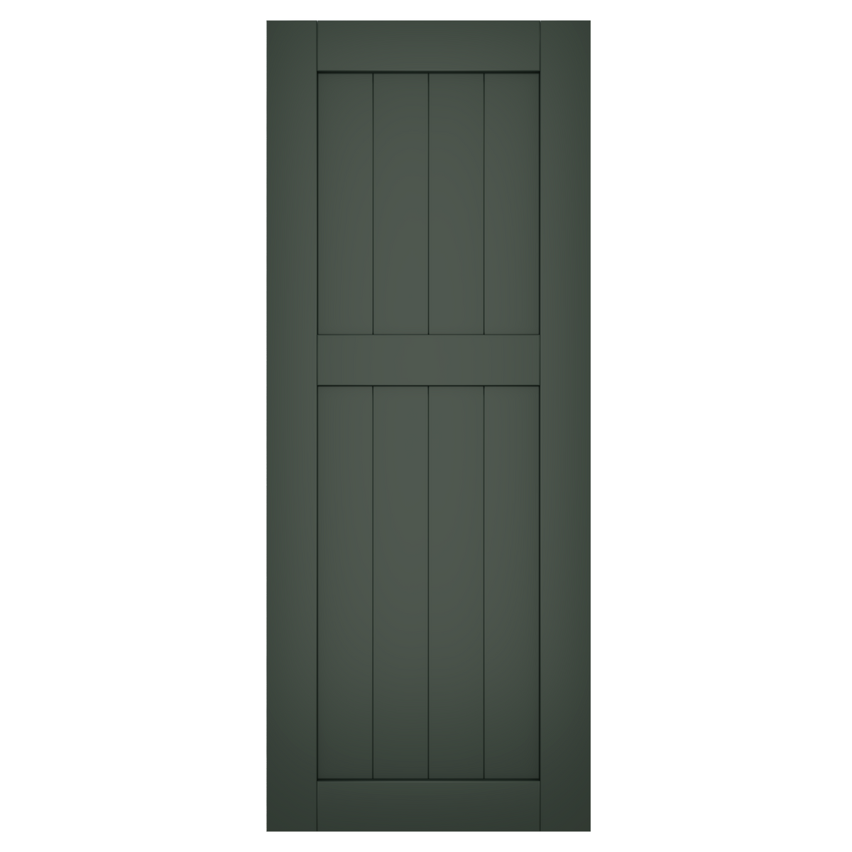 40/60 Painted Black Forest Green