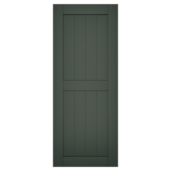 50/50 Painted Black Forest Green