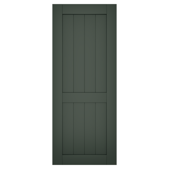 60/40 Painted Black Forest Green