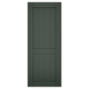 60/40 Painted Black Forest Green