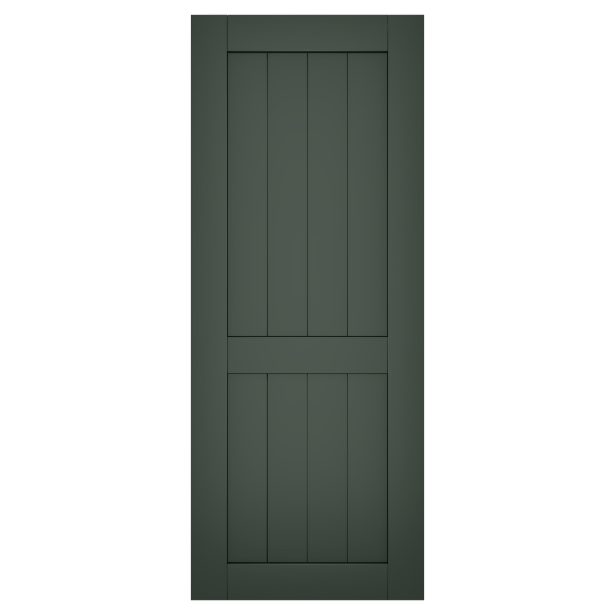 60/40 Painted Black Forest Green