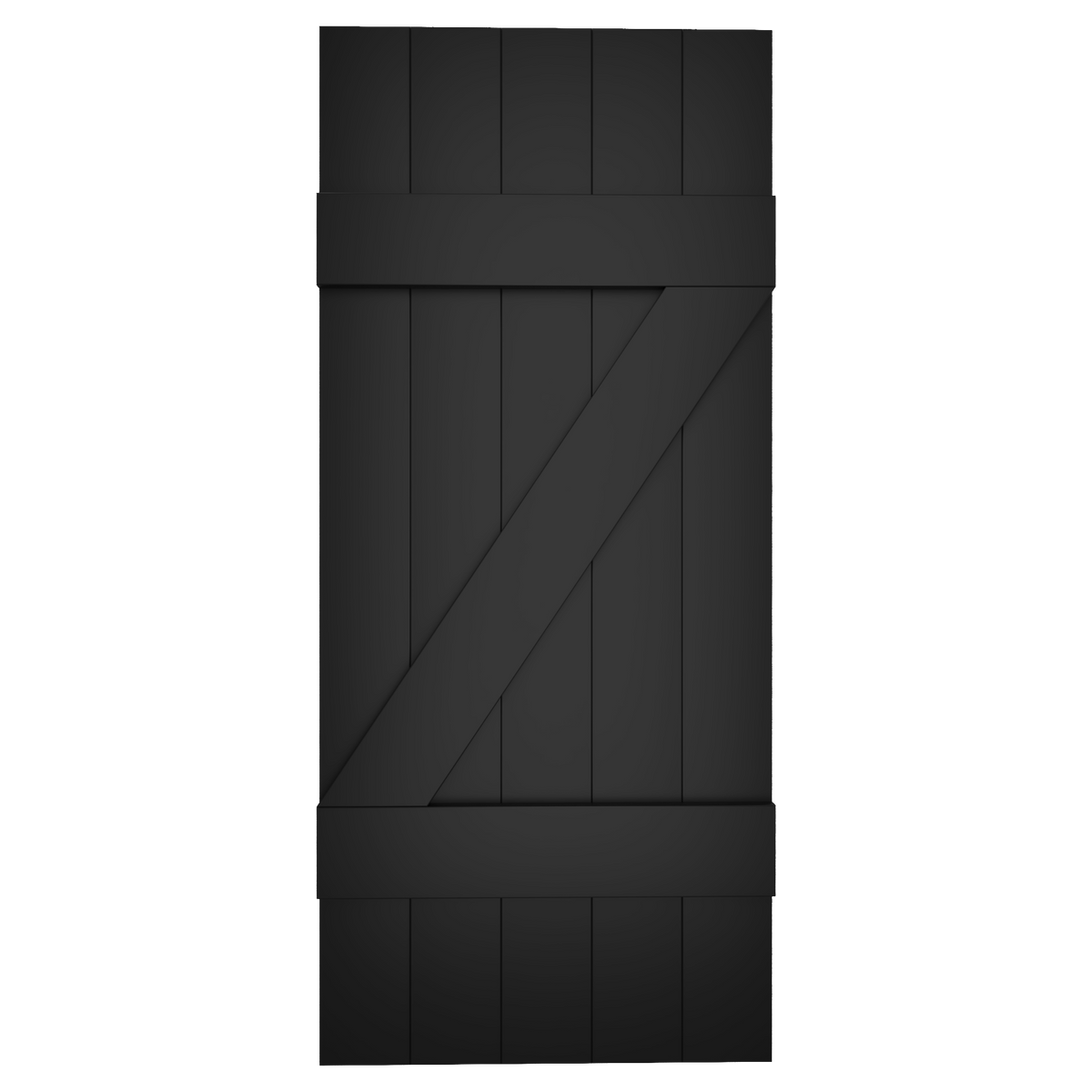5x2 Z Bar Painted Black