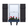 Vinyl | Joined Board & Batten Exterior Shutters | 10.5" Width | 3 Vertical Boards | 1 Pair