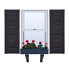 Vinyl | Raised Three Panel Exterior Shutters | 9.25" Width | with Mid Rail (33/33/33 Split) | 1 Pair