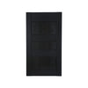 Vinyl | Rustic/Flat Three Panel Exterior Shutters | 14.5" Width | with Mid Rail (40/20/40 Split) | 1 Pair