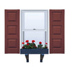 Vinyl | Raised Three Panel Exterior Shutters | 9.25" Width | with Mid Rail (33/33/33 Split) | 1 Pair