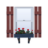 Vinyl | Spaced Board & Batten Exterior Shutters | 7.75" Width | 2 Vertical Boards | 1 Pair