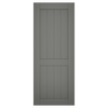 60/40 Painted Charcoal Slate