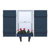 Vinyl | Joined Board & Batten Exterior Shutters | 17.5" Width | 5 Vertical Boards | 1 Pair