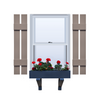 Vinyl | Spaced Board & Batten Exterior Shutters | 7.75" Width | 2 Vertical Boards | 1 Pair