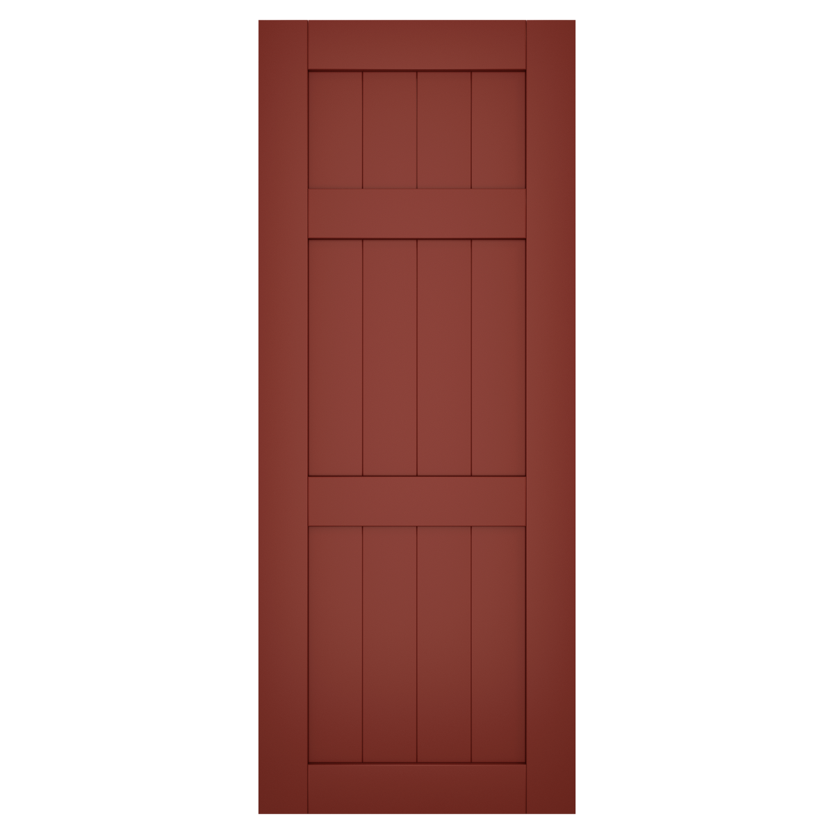 20/40/40 Painted Cottage Red
