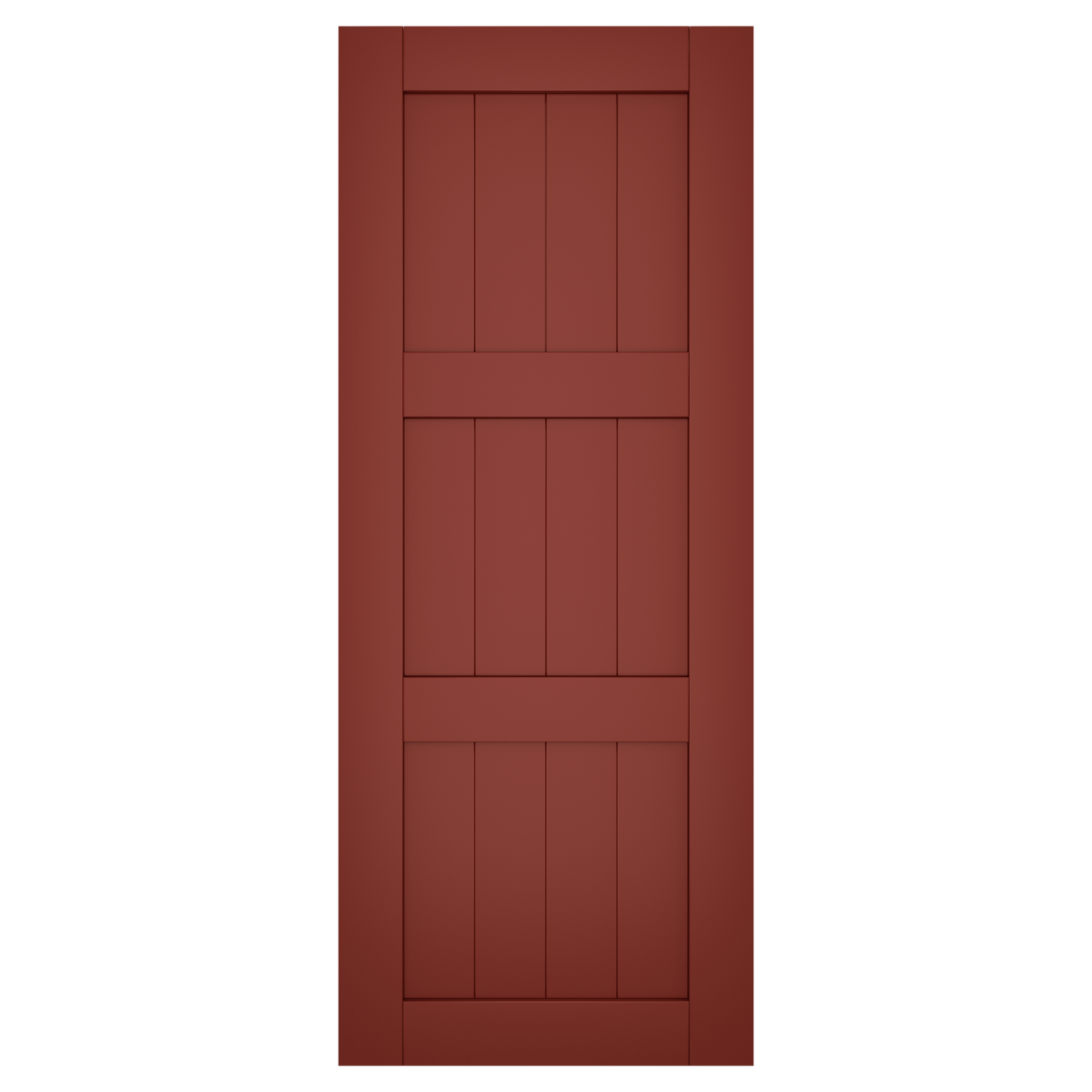 33/33/33 Painted Cottage Red
