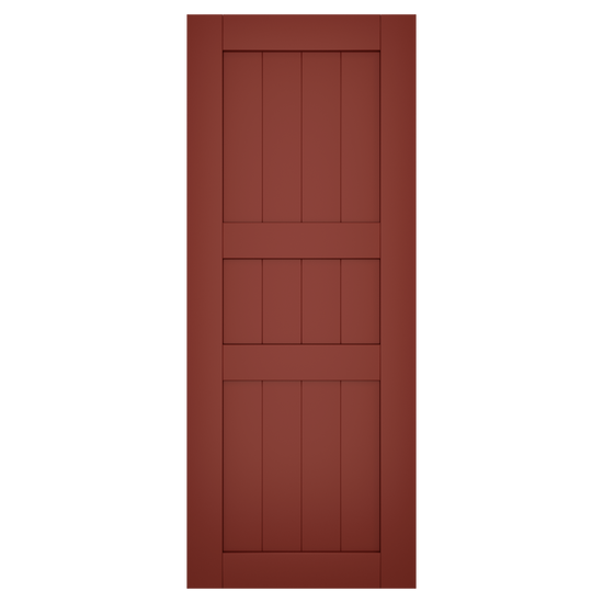 40/20/40 Painted Cottage Red