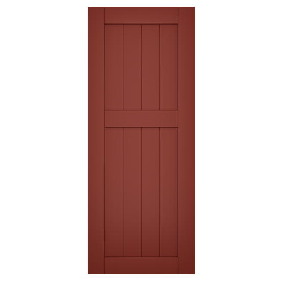 40/60 Painted Cottage Red