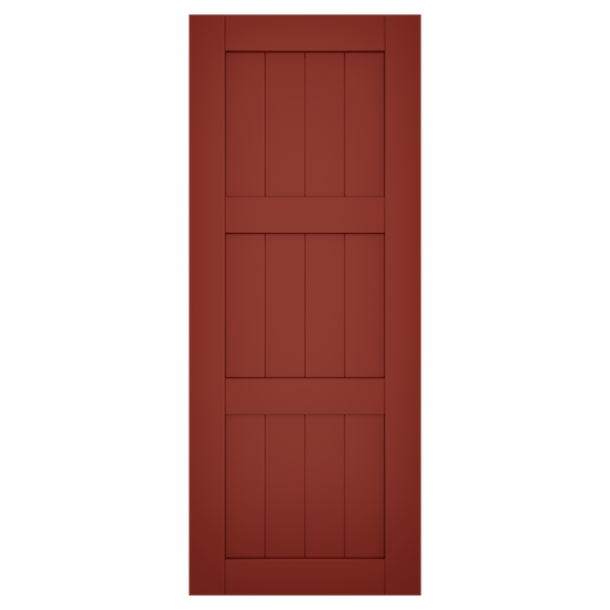 33/33/33 Painted Country Redwood
