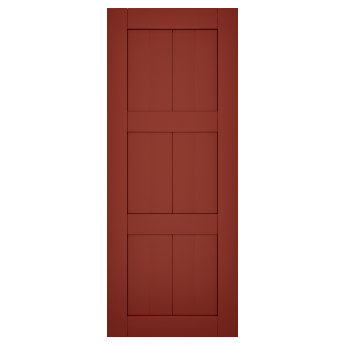 33/33/33 Painted Country Redwood