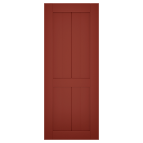 60/40 Painted Country Redwood