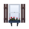 Vinyl | Spaced Board & Batten Exterior Shutters | 7.75" Width | 2 Vertical Boards | 1 Pair
