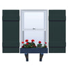 Vinyl | Joined Board & Batten Exterior Shutters | 14" Width | 4 Vertical Boards | 1 Pair