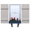 Vinyl | Joined Board & Batten Exterior Shutters | 14" Width | 4 Vertical Boards | 1 Pair