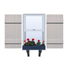 Vinyl | Joined Board & Batten Exterior Shutters | 17.5" Width | 5 Vertical Boards | 1 Pair