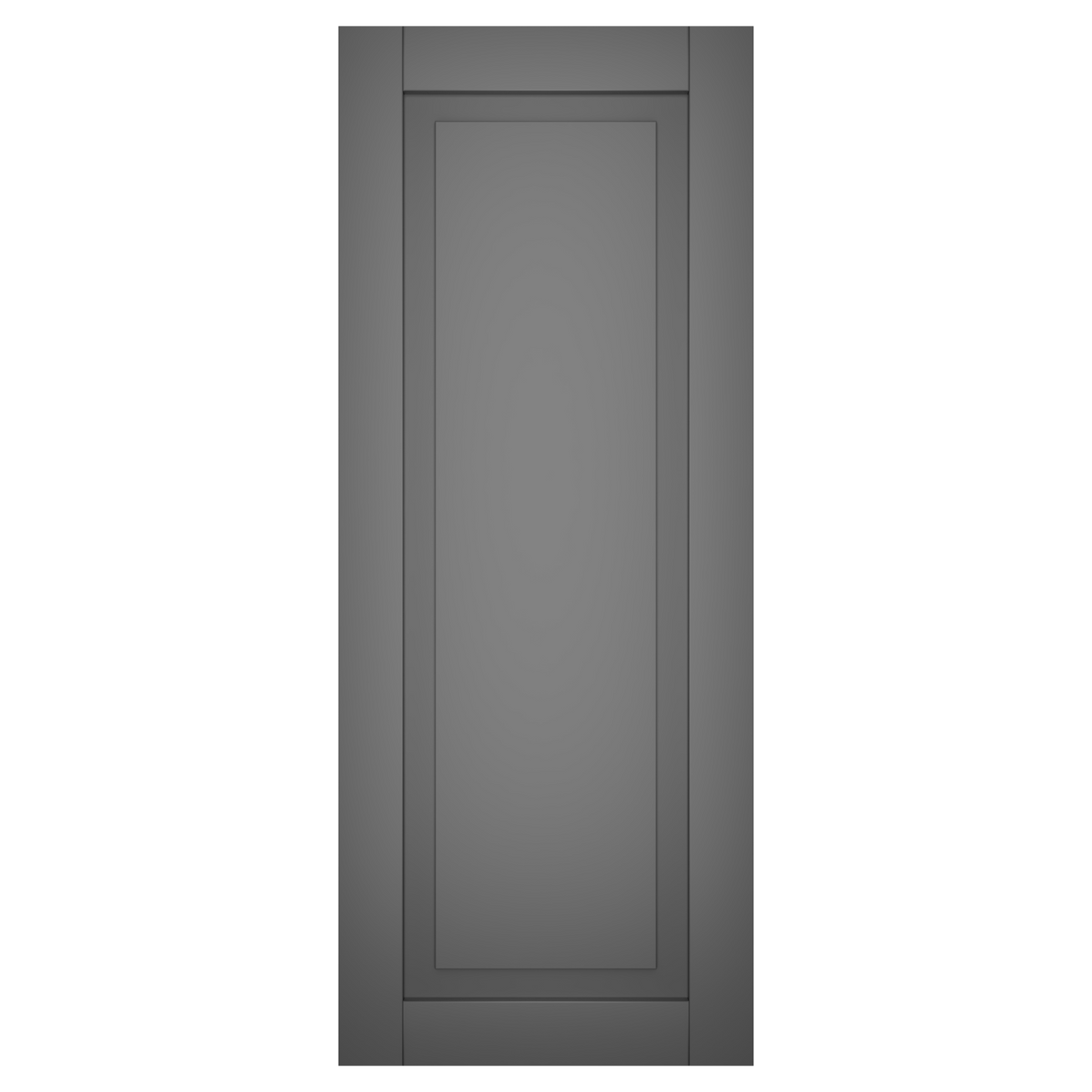 Single Painted Charcoal Slate