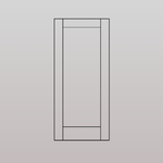 Shaker Style Interior Door | Pine | TBD Panel