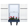 Vinyl | Joined Board & Batten Exterior Shutters | 14" Width | 4 Vertical Boards | 1 Pair
