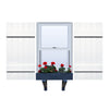 Vinyl | Joined Board & Batten Exterior Shutters | 17.5" Width | 5 Vertical Boards | 1 Pair