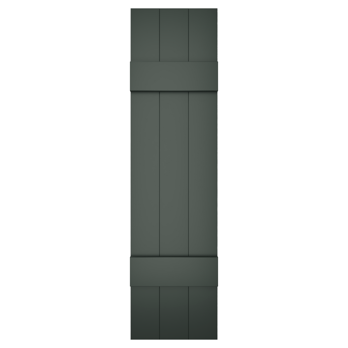 3x2 Painted Black Forest Green