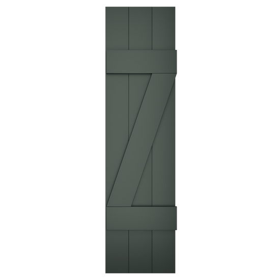 3x2 Z Bar Painted Black Forest Green