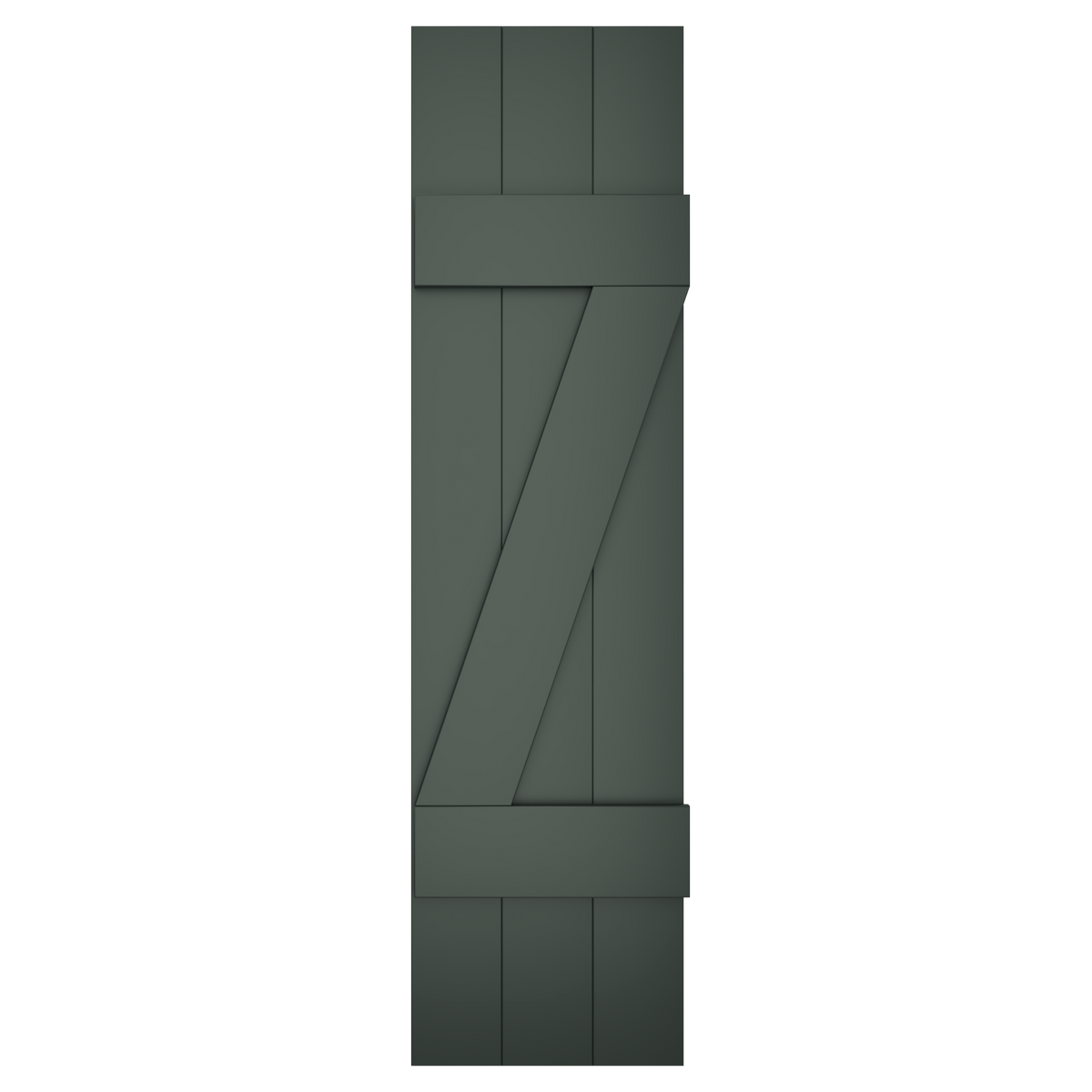 3x2 Z Bar Painted Black Forest Green
