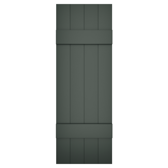 4x2 Painted Black Forest Green