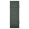 4x2 Z Bar Painted Black Forest Green