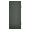 5x2 Painted Black Forest Green