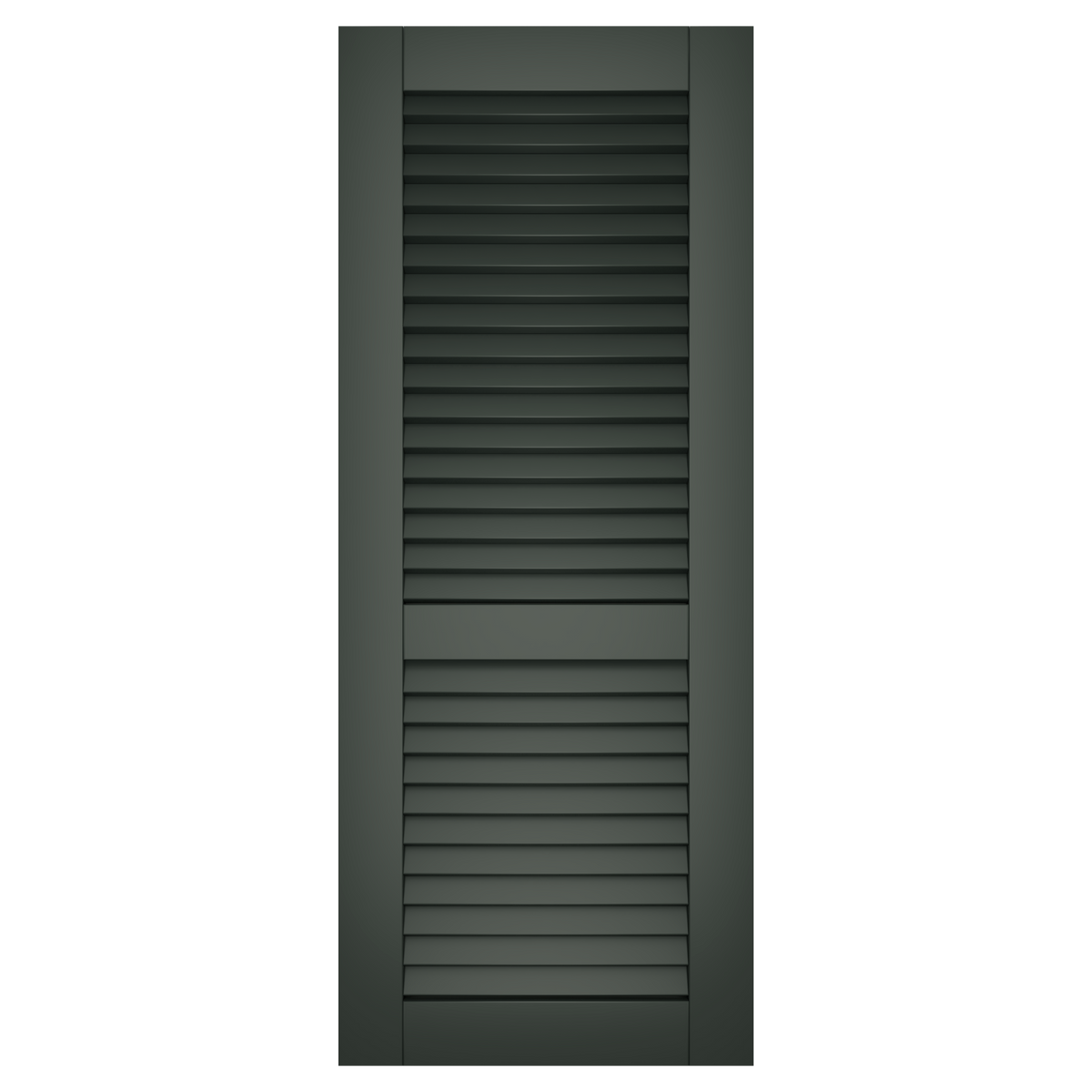 60/40 Painted Black Forest Green