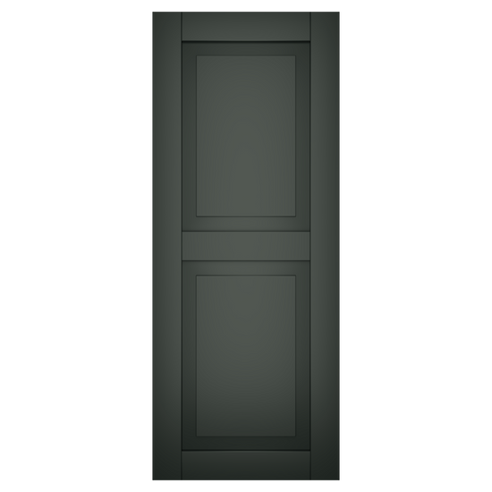 50/50 Painted Black Forest Green