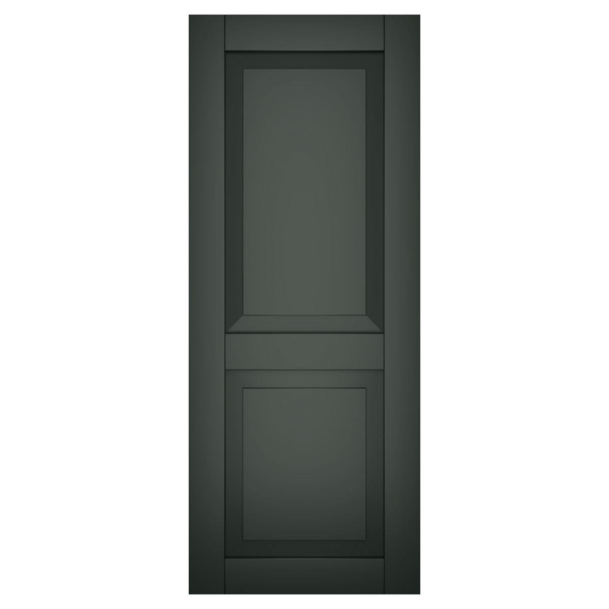 60/40 Painted Black Forest Green