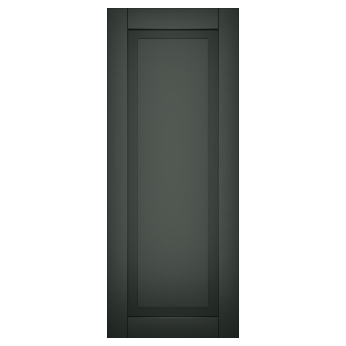 Single Painted Black Forest Green