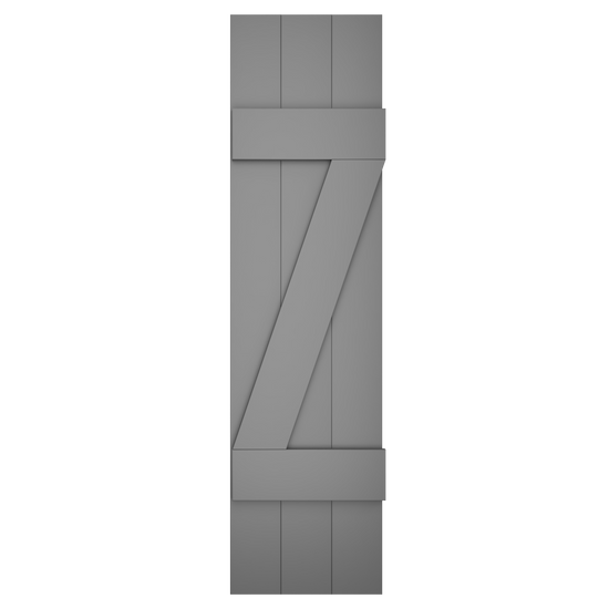 3x2 Z Bar Painted Charcoal Slate