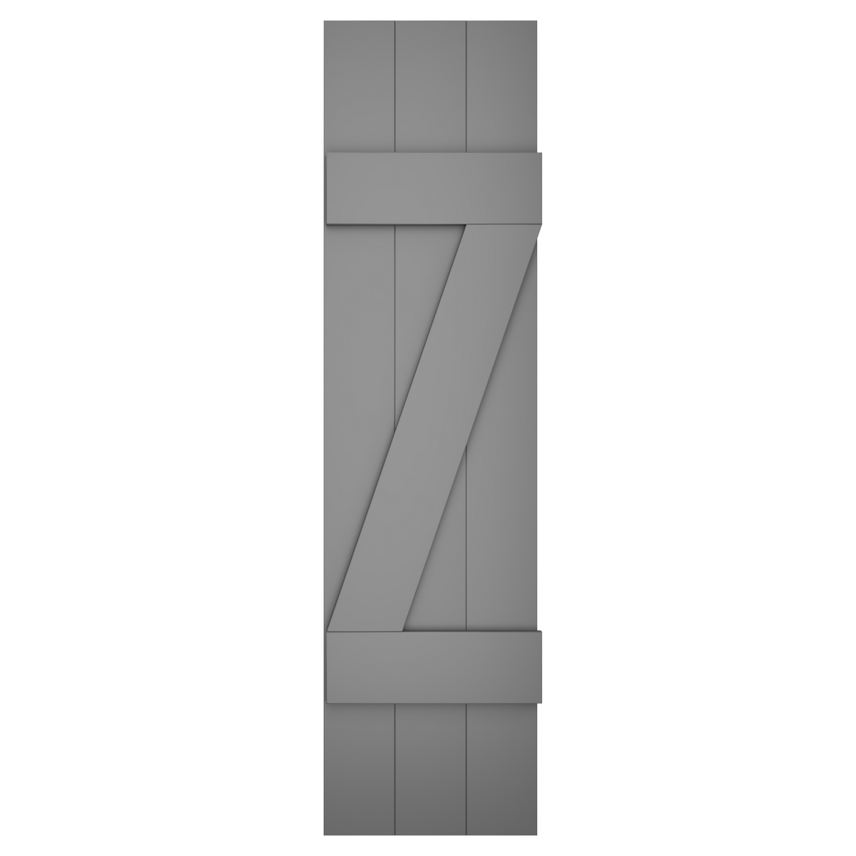 3x2 Z Bar Painted Charcoal Slate