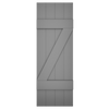 4x2 Z Bar Painted Charcoal Slate