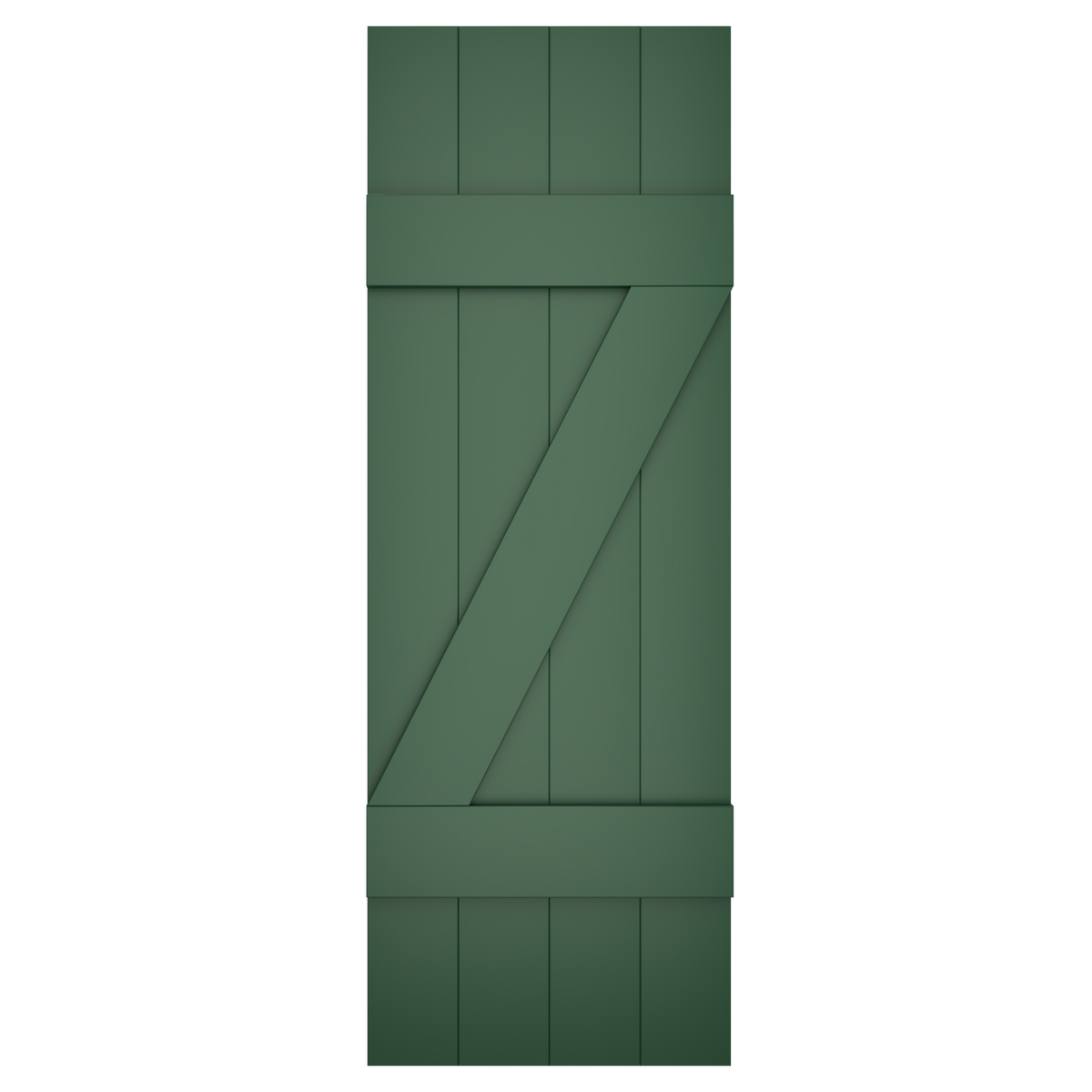 4x2 Z Bar Painted Chrome Green