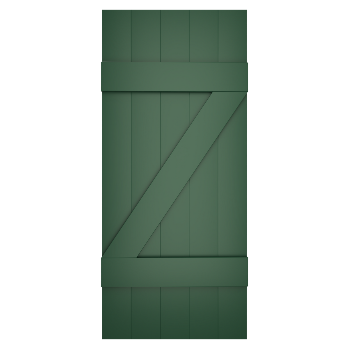 5x2 Z Bar Painted Chrome Green