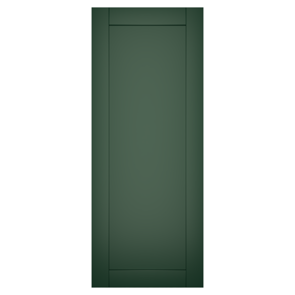 Single Painted Chrome Green